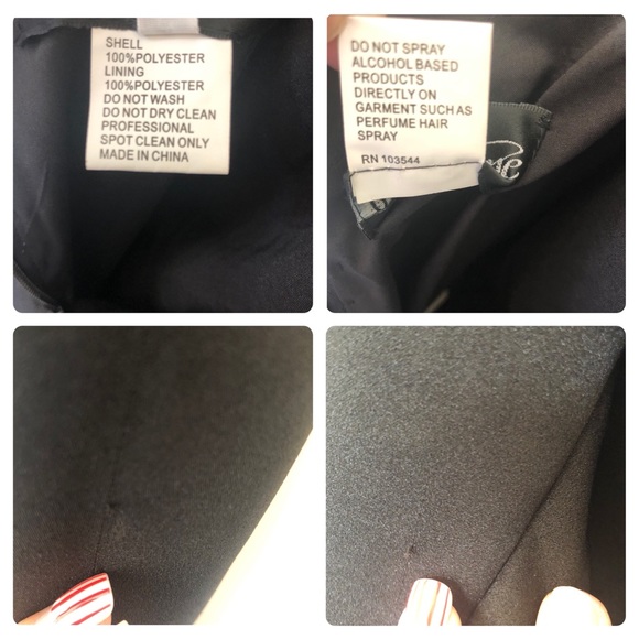 La Femme Ruffle Prom Dress Scoop Neck Lace Up Back - Picture 15 of 16